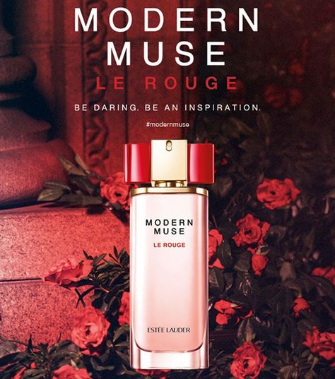 Estee Lauder Modern Muse Le Rouge Collection Featuring Kendall Jenner 3 Modern Muse Perfume, Vanilla Madagascar, Estee Lauder Modern Muse, Winter Perfume, Wear Perfume, Modern Muse, Bulgarian Rose, Latest Makeup, Perfume Design