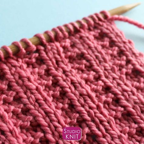 Easy Scarf Knitting Patterns, Knitted Washcloth Patterns, Stitch Knitting Pattern, Dishcloth Knitting Patterns, Beginner Knitting Patterns, Knitting Paterns, Point Mousse, Baby Blanket Knitting Pattern, Knitting Instructions