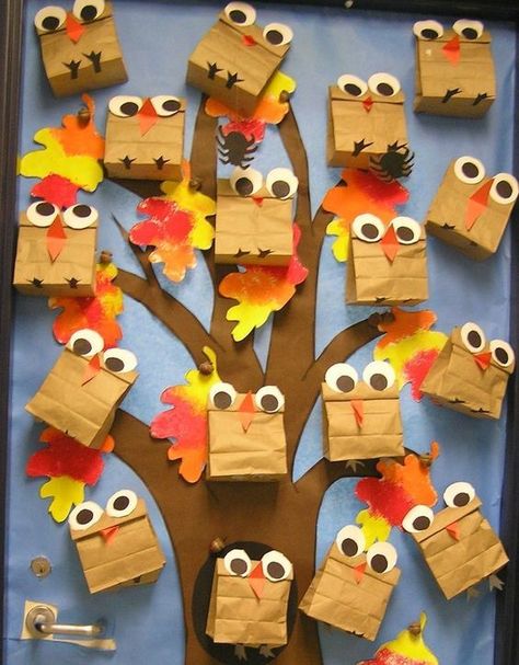 Fall Classroom Decorations Ideas, Fall Classroom Door, Fall Classroom Ideas, Owl Theme Classroom, Owl Classroom, Thanksgiving Classroom, Fall Classroom Decorations, Fall Classroom, Preschool Bulletin