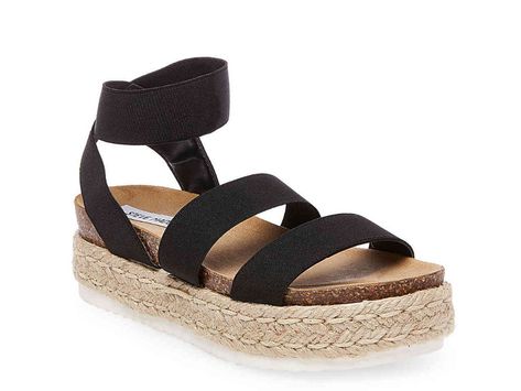 d9731321ef4e063ebbee79298fa36f56desc47571713ri Steve Madden Kimmie Sandal, Steve Madden Sandals, Espadrille Sandals, Outfits Winter, Espadrilles Wedges, Steve Madden Shoes, Dress With Boots, Cute Shoes, Sneaker Boots