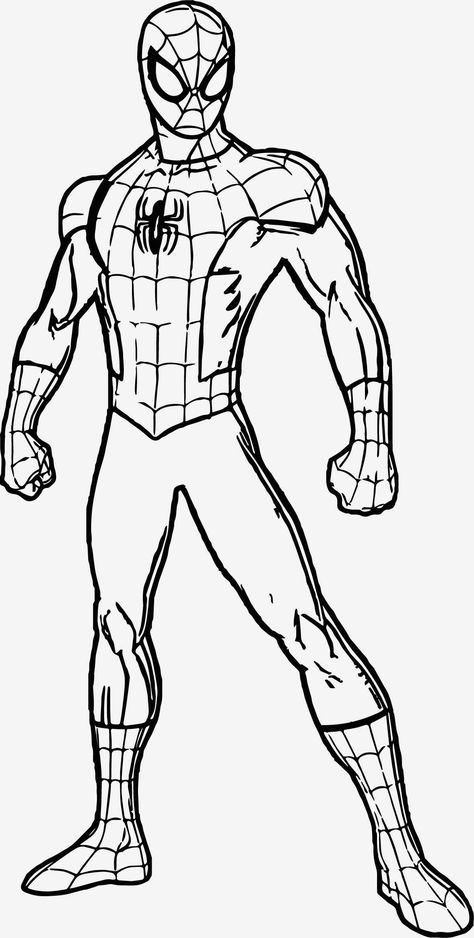 Marvelous Image of Free Spiderman Coloring Pages - davemelillo.com Spiderman Coloring Pages, Hulk Coloring Pages, Fargelegging For Barn, Lego Coloring, Kids Printable Coloring Pages, Avengers Coloring Pages, Superhero Coloring Pages, Avengers Coloring, Spiderman Coloring