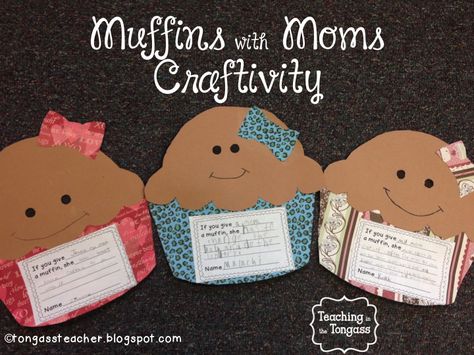 http://www.teacherspayteachers.com/Product/Muffins-with-Moms-Craftivity-631853  See blogpost for great ideas of how to set up a Muffins for Mom event in your classroom. Muffins With Moms, Muffins With Mom, Muffins For Mom, Grandparents Day Crafts, Mother's Day Theme, Family Involvement, Mother's Day Projects, Mother's Day Activities, Parent Involvement