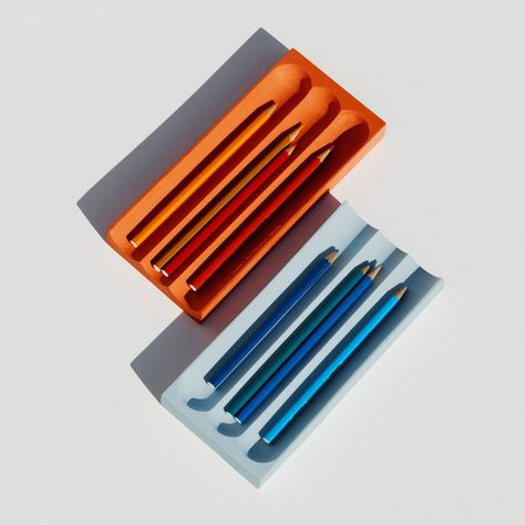 Competition: win a Flute pencil tray by Tino Seubert Drukarka 3d, Colorful Desk, Concrete Crafts, Concrete Decor, Desk Organizers, Objects Design, Color Pallets, Small Furniture, Desk Accessories