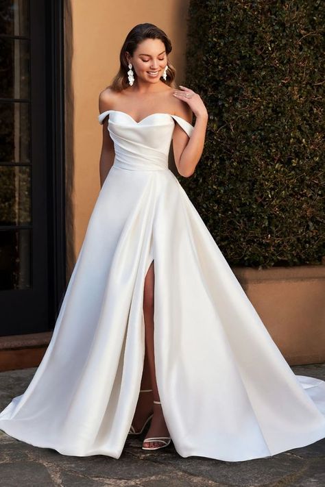 Ansel | Brides of Beecroft Sima Couture, Famous Wedding Dresses, Ivory Bridal Gown, Backless Bridal Gowns, Anne Barge, Sophia Tolli, Off Shoulder Wedding Dress, Wedding Dress Boutiques, Large Weddings