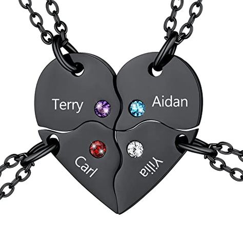 Sibling Friendship, Puzzle Piece Necklace, Bff Necklace, Necklaces Set, Heart Puzzle, Picture Necklace, Bff Necklaces, Best Friend Necklaces, Friendship Jewelry