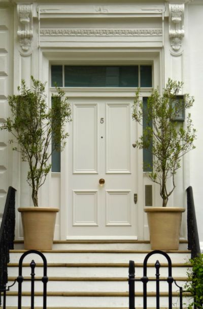 31 Houses With White Front Entry Door Ideas | Sebring Design Build Wide Front Doors, White Front Door, Contemporary Front Doors, Modern Entry, Door Company, Fiberglass Door, Living Kitchen, House Front Door, Front Entry Doors