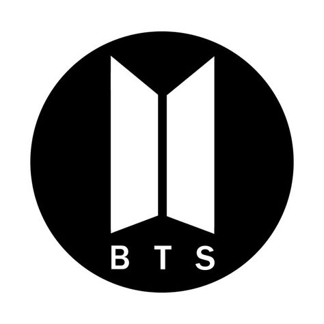 Bts Logo, Bts, Black