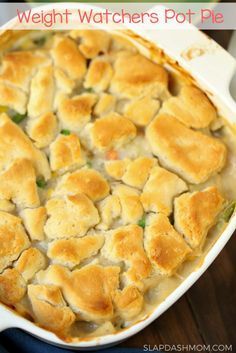 Ww Pot Pie, Weight Watchers Chicken Pot Pie, Ww Dinners, Weight Watchers Casserole, 2024 Meals, Pot Pie Casserole, Weight Watchers Plan, Weight Watchers Meal Plans, Weight Watchers Recipes Desserts