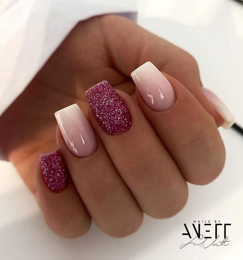 Hot Pink Nails, Pink Nail Designs, Stil Elegant, Pedicure Nail Art, Manicure Y Pedicure, Chic Nails, Manicure E Pedicure, Nail Accessories, Square Nails