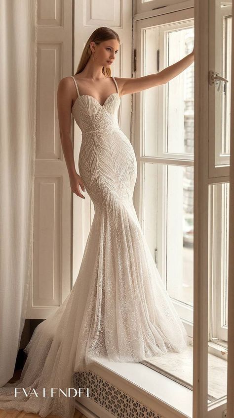 Hungarian Wedding, 2022 Wedding Dresses, Pop Wedding, Eva Lendel, Unique Wedding Gowns, Girly Pop, Sheath Wedding Gown, Cute Wedding Dress, 2022 Wedding