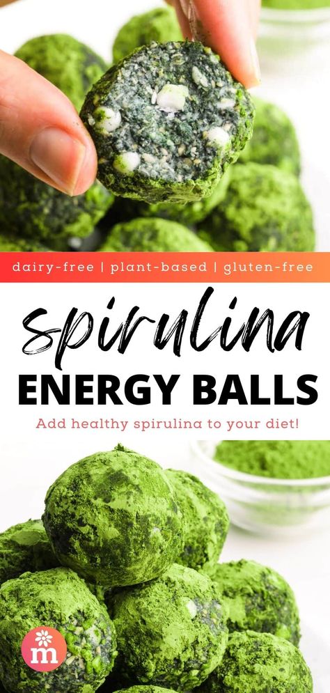 Satisfy your energy needs with these quick and easy-to-make spirulina energy balls! This recipe gives you an energy boost that lasts, and it incorporates the superfood spirulina. Make your own spirulina energy balls today and feel energized quickly! Spirulina Recipes, Energy Balls Recipe, Vegan Sandwich Recipes, Unique Ingredients, Coconut Protein, Plant Based Desserts, Energy Ball Recipe, Feel Energized, Vegan Lunch Recipes