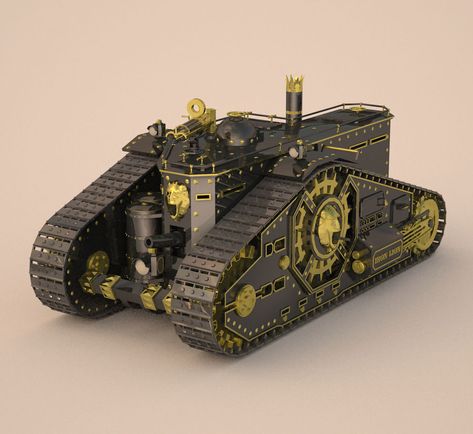 Dieselpunk Tank, Steampunk Tank, Steampunk Vehicles, Steampunk Machine, Steampunk Machines, Steampunk Games, Steampunk Armor, Fantasy Tank, Dieselpunk Vehicles