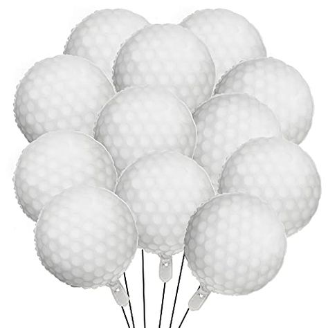 Golf Theme Birthday Party, Golf Theme Birthday, Ball Balloons, Theme Birthday Decoration, Golf Baby Showers, Golf Theme Party, Rose Gold Party Decor, Golf Birthday Party, Golf Party