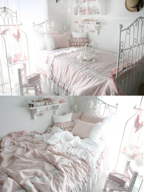 Valentina Bed, Rooms Decoration, Pink Room Decor, Girly Room, My Princess, Pretty Room, Dreamy Bedrooms, Dreamy Room, Go To Bed