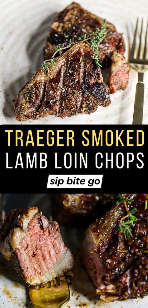 Lamp Chops Recipe, Lamb Loin Chop Recipes, Grilled Lamb Chop Recipes, Lamb Shoulder Chops, Lamb Roast Recipe, Smoked Lamb, Bbq Lamb, Smoked Recipes, Lamb Loin Chops