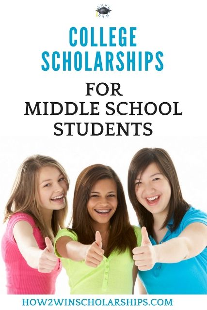 College Scholarships for Middle School Students - Learn how students can win more scholarships with the Scholarship Mom!   #college #scholarships #scholarshiptips #payingforcollege #collegecash #scholarshipmom #education #teens #tweens #university #highered #scholarship #highschool #moneyforschool #collegebound #middleschool #debtfree #financialaidforcollege #teens College Prep For Middle Schoolers, Middle School Scholarships, Scholarship Money, High School Scholarships, School Scholarship, Financial Aid For College, College List, College Scholarships, College Planning