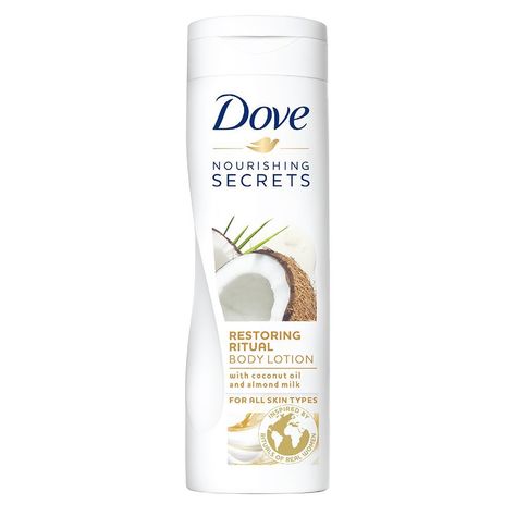 Dove Coconut, Dove Nourishing Secrets, Ogx Hair Products, Milk Body Lotion, Almond Seed, Beauty Rituals, Body Lotions, Massage Oil, Radiant Skin