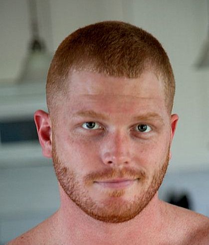 Cooper Crewcut Ginger Buzzcut, Buzzcut Men, Ginger Hair Men, Red Hair Men, Redhead Men, Ginger Boy, Cute Ginger, Mens Haircuts Short, Gender Envy