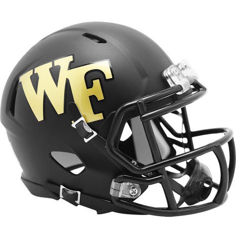 Wake Forest Demon Deacons Mini Speed College Football Helmets, Mini Football Helmet, Mini Football, Team Logo Design, New Helmet, Ucf Knights, Knights Helmet, Mini Footballs, Wake Forest