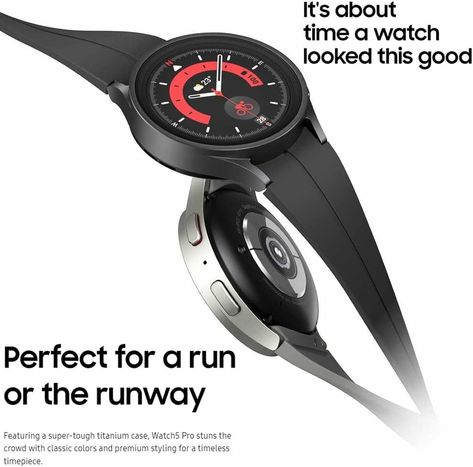 Amazon.com: SAMSUNG Galaxy Watch 5 Pro 45mm Bluetooth Smartwatch w/Body, Health, Fitness and Sleep Tracker, Black (Renewed) : Electronics Galaxy Watch 5 Pro, Outdoor Watch, Galaxy Watch 5, Computer Camera, Electronic Musical Instruments, Sleep Tracker, Samsung Galaxy Watch, Wearable Technology, Tv Videos