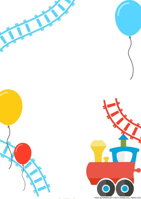 Choo-tastic Train Express Birthday Invitations Inside! Check more at https://www.fridf.com/free-editable-train-express-birthday-invitations/ Train Birthday Party Invitations, Frame Template, Birthday Invitations, Invitation Template, Train, Birthday, Drawings, Frame, Quick Saves