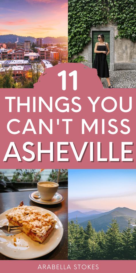 Thinking about Asheville trip? This guide covers all the exciting things to do in Asheville, North Carolina. — asheville nc travel guide | asheville nc things to do | asheville nc aesthetic | asheville nc photography | asheville nc outfits | asheville nc itinerary | asheville nc restaurants | asheville nc solo trip | asheville nc summer Asheville Nc Outfits, Asheville Itinerary, Nc Aesthetic, Ashville North Carolina, Things To Do In Asheville, Nc Photography, Craggy Gardens, North Carolina Travel, North Carolina Mountains