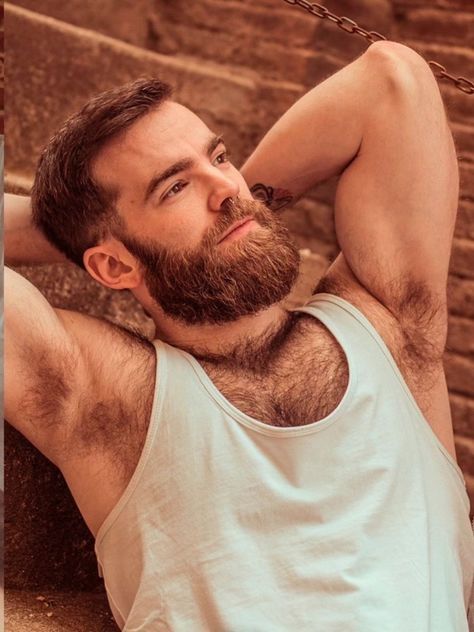 Follow @bones1270 and get more of the good stuff by joining Tumblr today. Dive in! Men Chest Hair, Ginger Hair Men, Urban Male, Handsome Bearded Men, Male Chest, Mens Facial, Ginger Beard, Scruffy Men, Ginger Men