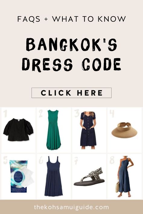 What to wear in Bangkok? Thailand Wardrobe Outfit Ideas, Modest Thailand Outfits, What To Wear In Phuket Thailand, Phuket Holiday Outfits, Clothes For Thailand, Thailand Women Outfits, How To Dress In Thailand, Outfits For Phuket, Thai Vacation Outfits