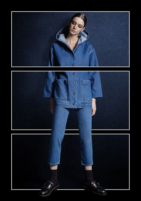 Denim - Photos Katie Green, 잡지 레이아웃, Fashion Poster Design, Creation Art, Magazine Layout Design, Fashion Graphic Design, Denim Trends, Denim Branding, Fashion Graphic