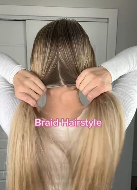 This guide shares the easiest shortcut to a cute braided look. Learn how to do a chunky braid hairstyle in this quick tutorial. How To Do A Normal Braid, Easiest Braids To Do On Yourself, How To Make Braids Look Thicker, Easy Braids To Do On Yourself, Styling Thick Hair, How To Make Braids, Upside Down Braid, Hairstyles Black Hair, Chunky Braids