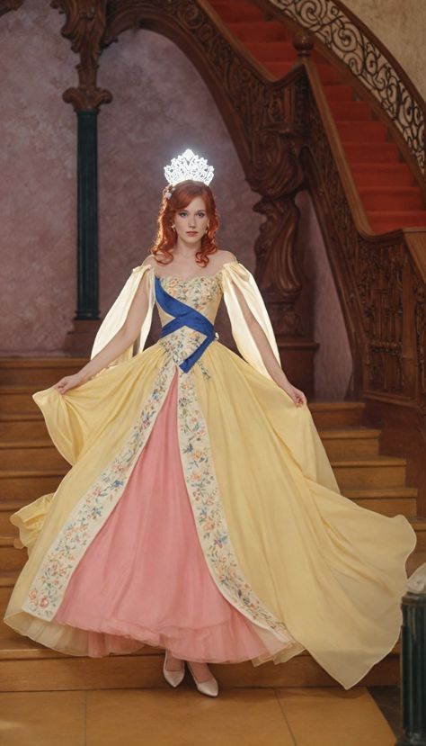 Anastasia Romanov in real life Anastasia Ball Gown, Real Life Princess Dresses, Disney Dresses In Real Life, Disney Princess Dresses Real, Anastasia Outfit, Anastasia Outfits, Anastasia Gown, Ballroom Extravaganza, Royal Aesthetics