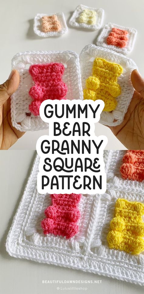 Granny Square Haken, Pola Amigurumi, Crochet Design Pattern, Beginner Crochet Projects, Crochet Clutch, Quick Crochet, Fun Crochet Projects, Granny Squares Pattern, Granny Square Crochet Pattern