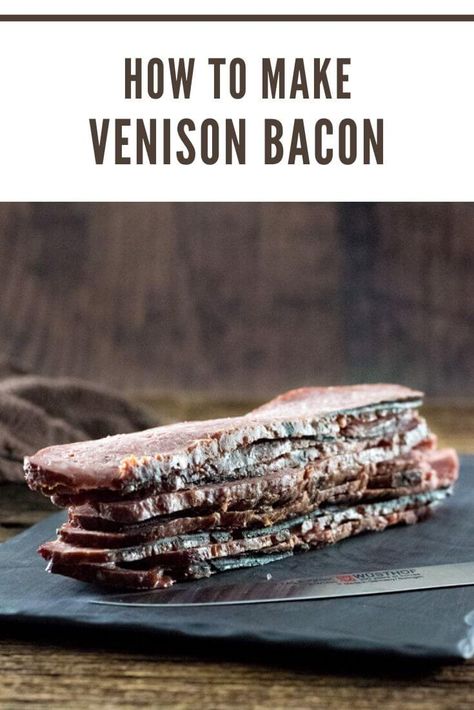 How to make venison bacon #deer #venison #bacon Venison Bacon How To Make, Smoked Rump Roast Recipe, Deer Bacon, Venison Processing, Deer Recipes Venison, Venison Bacon, Venison Dishes, Deer Sausage, Venison Sausage Recipes