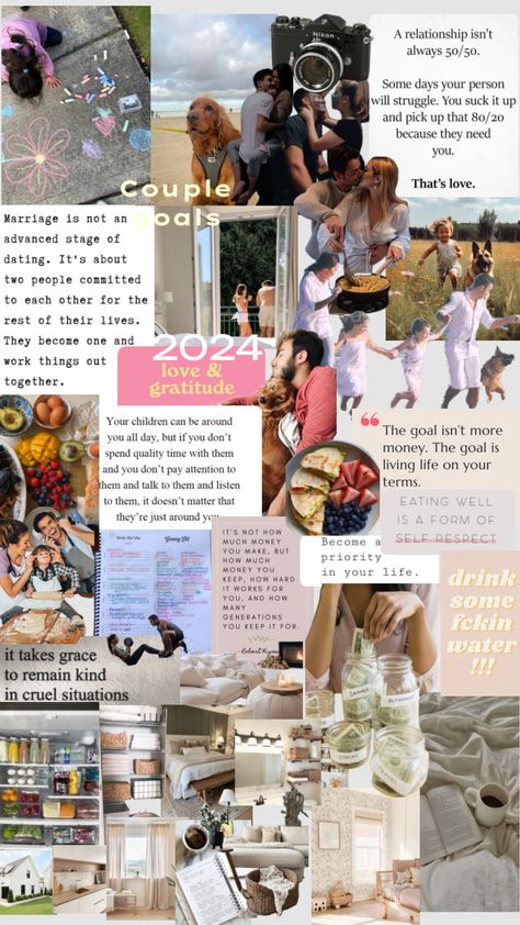 Couple Vision Board 2024 #goals #relationship #family #marriage #2024 #visionboard Couple Vision Board, Goals Relationship, Couple Goal, Vision Board