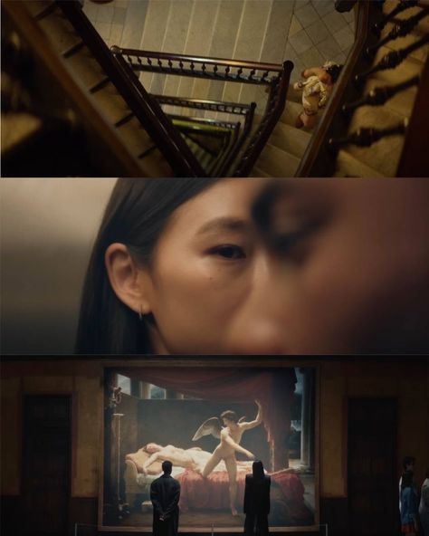 Cinematic Film Aesthetic, Cool Shots In Film, Anamorphic Lens Cinematography, Stills From Films, New Jeans Cool With You Mv, Good Cinematography, Cool Cinematography, Interesting Film Shots, Newjeans Cool With You Aesthetic