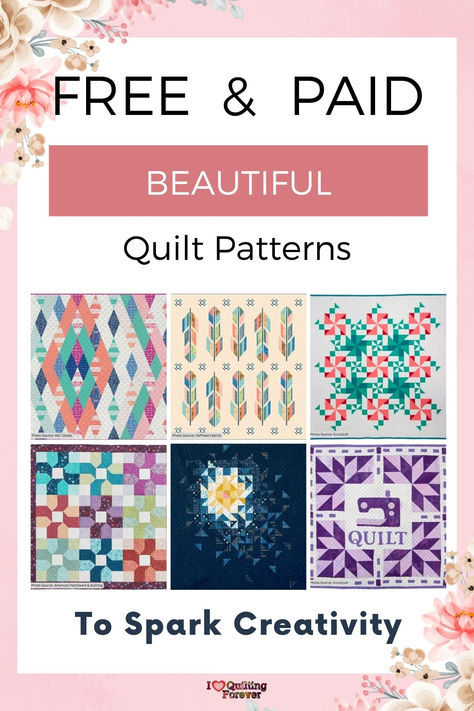 Top 10 Free Beautiful Quilt Patterns ( 10 Bonus Patterns For Sale) Quilts For Men Patterns Free, Quilt Designs Patterns, Free Quilt Pattern Downloads, Quilt In A Day Patterns Free, Quilting Patterns Free, Free Quilt Patterns Printables, Boho Quilt, Quilt Pattern Download, Quilt In A Day