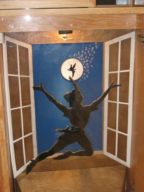 Peter Pan at the Edinburgh Storytelling Center Peter Pan Decor, Neverland Peter Pan, Time Decorations, Peter Pan Book, Peter Pan Art, Classroom Decor Middle, Middle School Classroom Decor, Peter Pan Party, 2024 Christmas