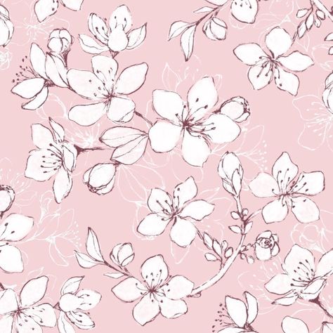 Katarina Listiakova on Instagram: “Can’t have spring without cherry blossom 🌸🌸🌸 This is my interpretation of the flower for the #createwithlilybreeze challenge by…” Cherry Blossom Motif, Cherry Blossom Pattern Design, Sakura Pattern Design, Cherry Blossom Aesthetic Korean, Korean Scarf, Cat Suitcase, Cherry Blossom Illustration, Chinese Cherry Blossom, Cherry Blossom Vector