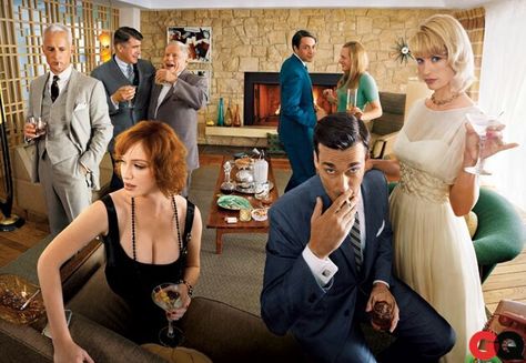 Happy Mad Men Day! John Slattery, Mad Men Party, Jessica Pare, Betty Draper, Sofia Loren, Edward Norton, January Jones, Don Draper, Mad Men Fashion