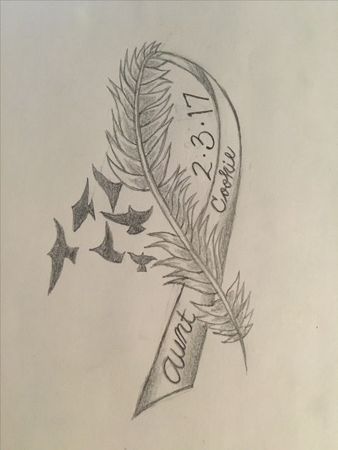 In Memory Of Aunt Tattoo Ideas, Aunt Memorial Tattoo, Shoulder Cover Up Tattoos, Aunt Tattoo, Tattoo Breast, Dad Memorial Tattoo, Rip Tattoo, Tribute Tattoos, Spine Tattoos For Women