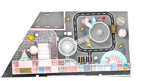 Playground Floor Plan, Indoor Play Space, Playground Flooring, Children Park, Branding Process, Playground Design, Play Structure, Play Spaces, Branding Ideas