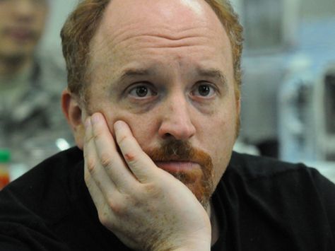 Louie CK Louis Ck, Scene Stealer, Poster Black And White, Black And White Posters, Iconic Movies, Man Humor, Poster Size, Funny People, Comedians