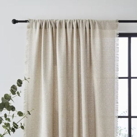 Bedroom Window Dressing, Long Curtains Living Room, Bay Window Living Room, Home Yoga Room, Scottish Homes, Voile Panels, Space Bedroom, Net Curtains, Voile Curtains