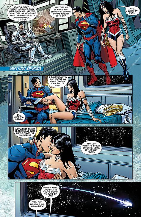 Emotional depth mixed with forced insecurities create a shallow narrative. Wonder Woman Fan Art, Comic Superman, Supergirl Superman, Superman X, Wonder Woman Art, Superman Family, Action Comics, Superman Wonder Woman, Dc Comics Artwork