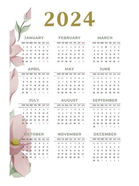 2024 Calender Aesthetics, Calander Aesthetic 2024, Calender 2024 Aesthetic, Calender 2024 Aesthetic Printable, Physio Clinic, Pin Board Ideas, Calendars 2024, Agenda Digital, Study Planner Printable