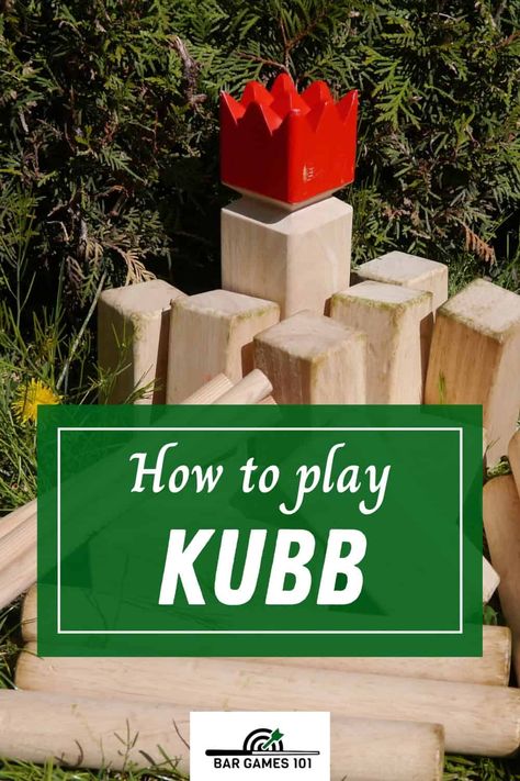 Here’s our complete guide on How to Play Kubb, with rules, set up, an overview of gameplay, and game variations. Kubb Game, Viking Chess, Fall Festival Games, Cloud Craft, Winter Play, Cleaning Painted Walls, Bar Games, Play Yard, Toss Game