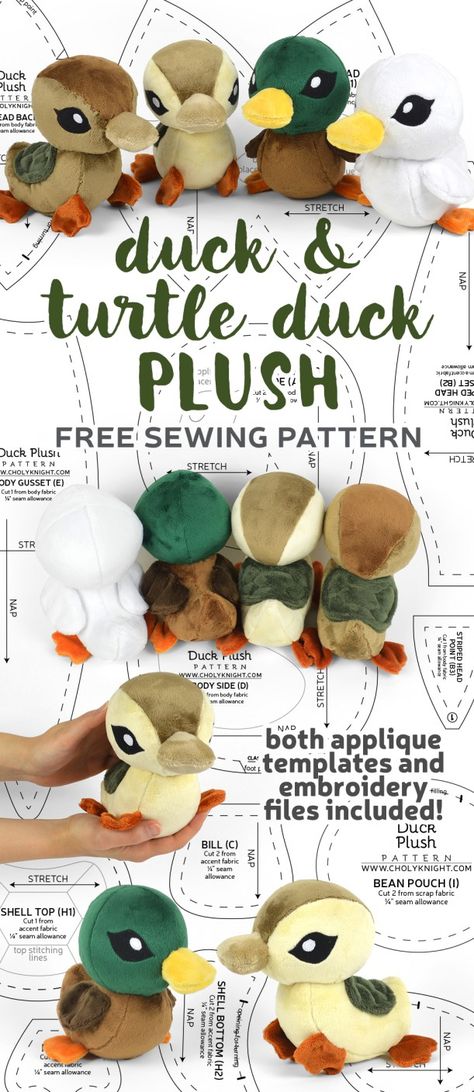 Diy Sy, Cute Sewing Projects, Animal Sewing Patterns, Sewing Stuffed Animals, Plushie Patterns, Sew Ins, 자수 디자인, Plush Pattern, Sewing Toys