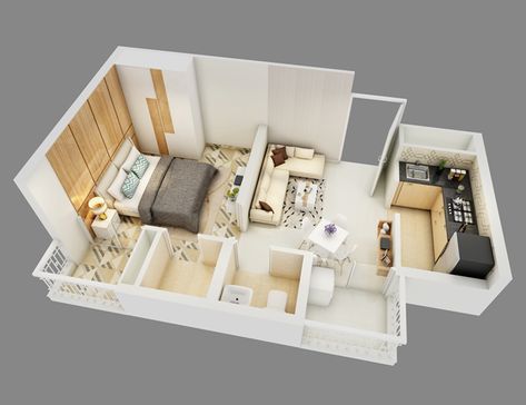 1bhk Flat Decor Ideas, 1bhk Layout, 1bhk Flat Plan, Small 1bhk Flat Interior Design, Penthouse Plans Layout, Batchelor Flat Ideas, 1 Bhk Flat Interior Design, 1 Bhk Interior Small Spaces, 1bhk Plan