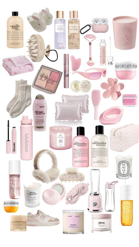 #pinkpilatesprincess #coquette #thatgirl #cleangirl #pink #vanilla #dior #vibes #beauty Pink Wishlist Aesthetic, Vanilla Pink Aesthetic, Pink Vanilla Girl Room, Pink Christmas List, Coquette Things To Buy, Pink Vanilla Girl Aesthetic, Coquette Essentials, Coquette Wishlist, Vanilla Coquette