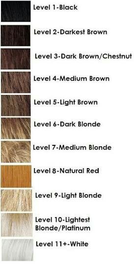 Level 11 Hair Level Chart, Hair Chart, Hair Levels, Hair Color Blonde Highlights, Redken Color, Hair Color Formulas, Hair School, Hair Color Chart, Hair Color Techniques